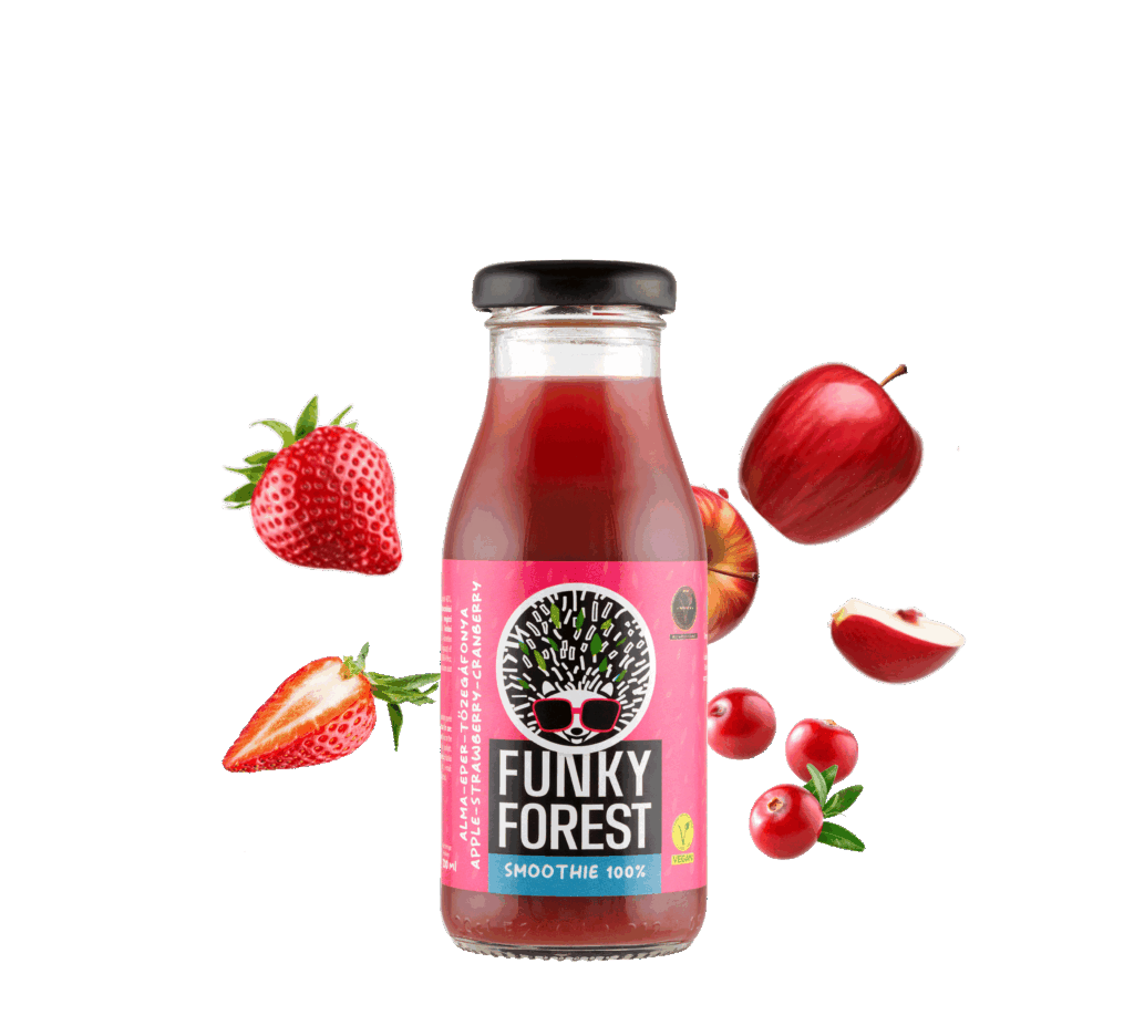 Smoothie:  strawberry-cranberry-apple 200 ml